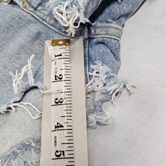 AGOLDE Parker Vintage Cutoff Shorts Women Size 26 Swapmeet - Picture 9 of 15